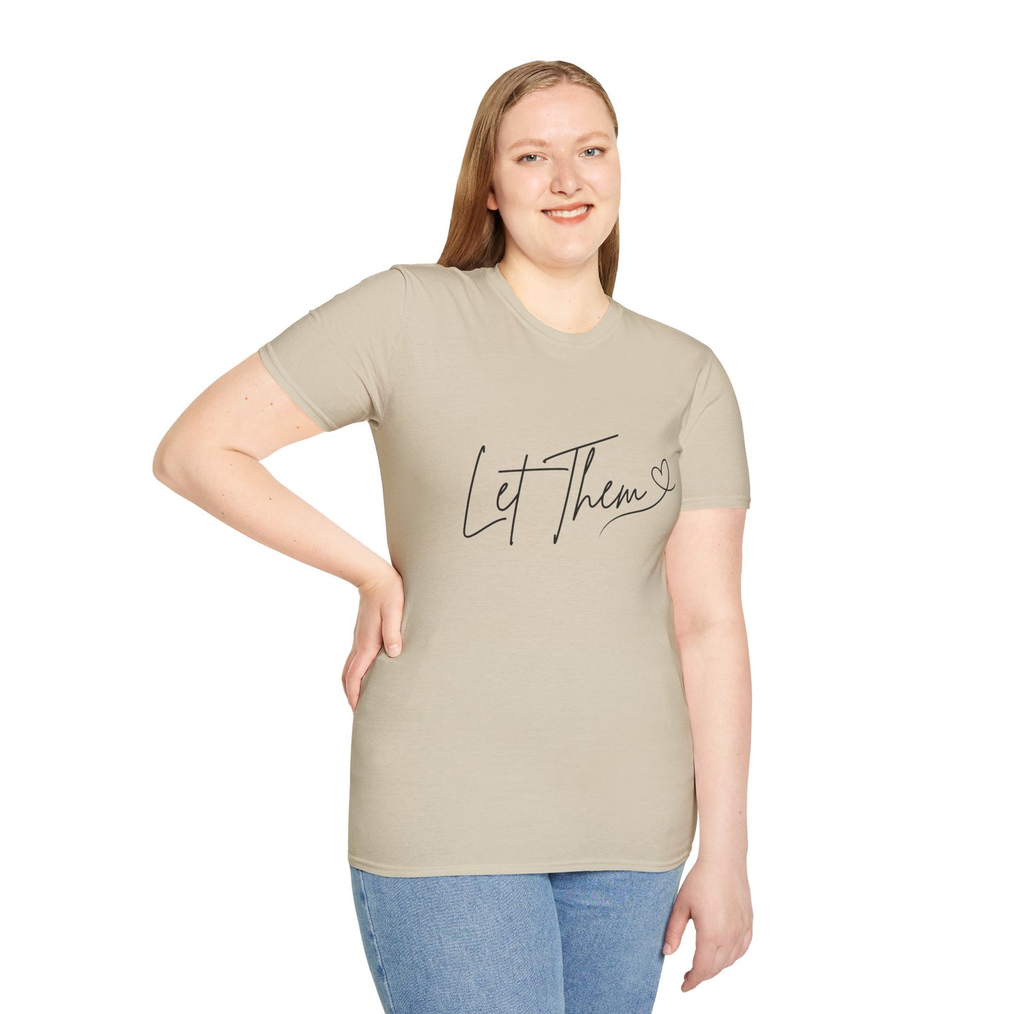Unisex Softstyle T-Shirt - 'Let Them' Inspirational Quote Tee
