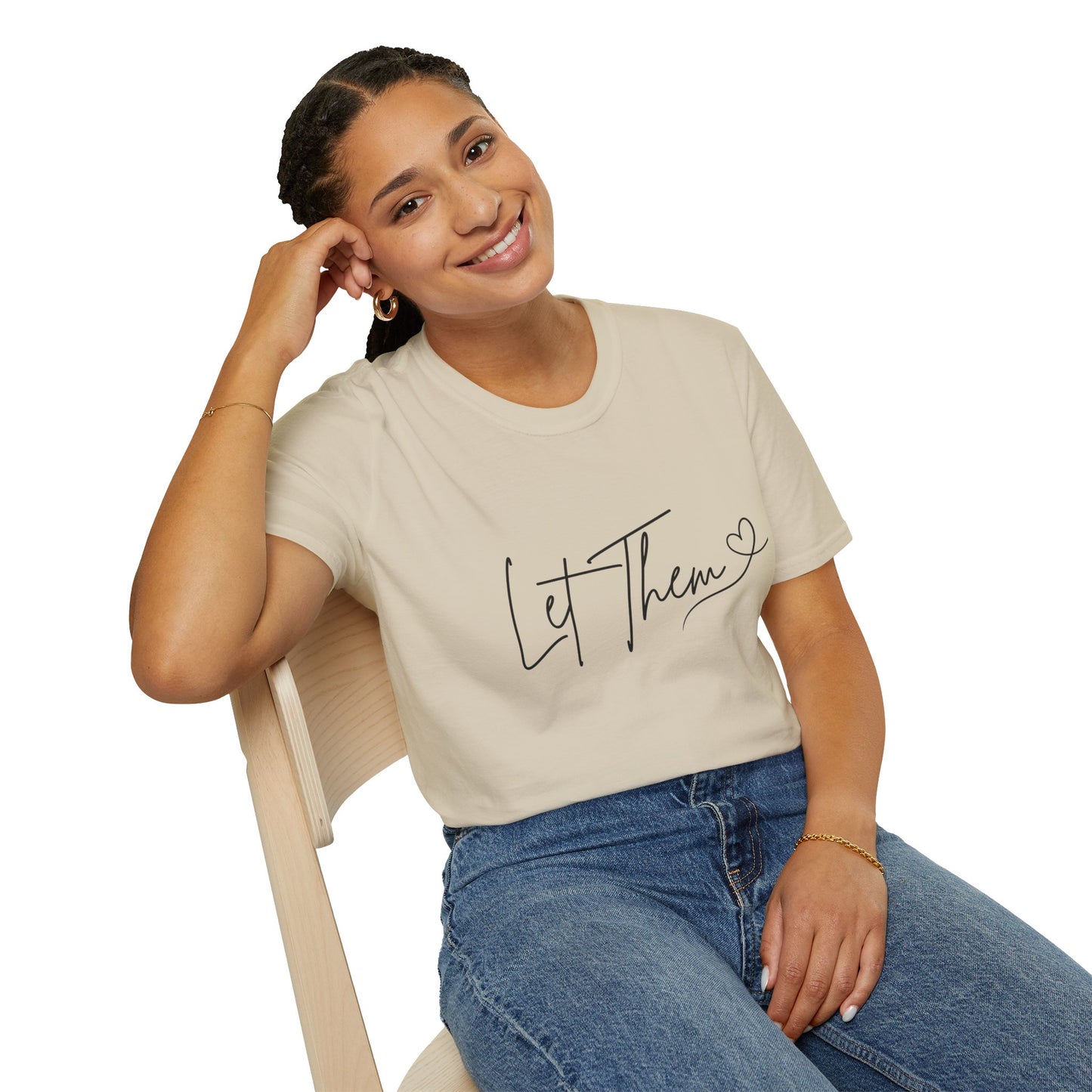 Unisex Softstyle T-Shirt - 'Let Them' Inspirational Quote Tee