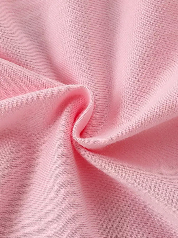 Close-up of pink fabric with folds