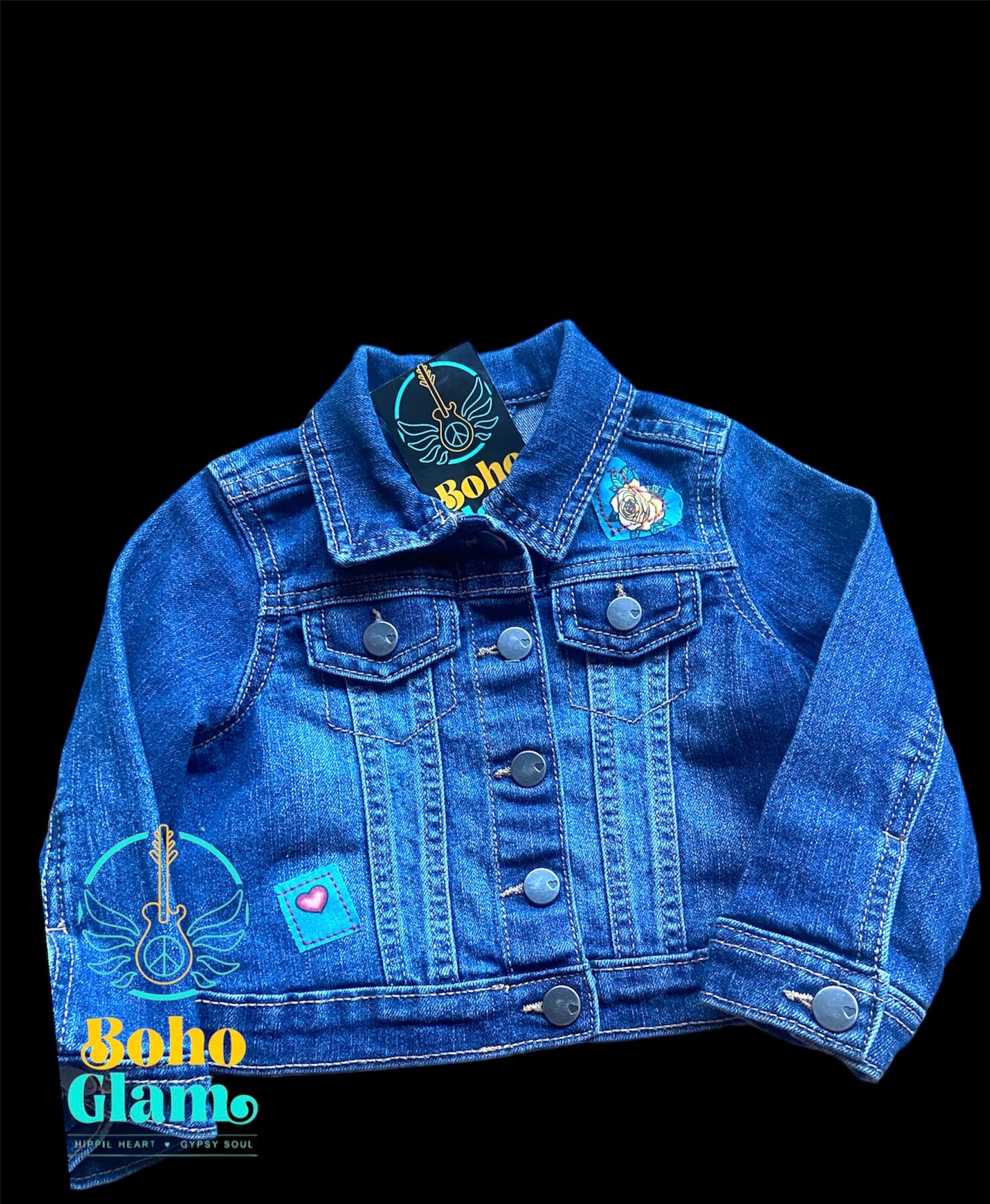 Denim Jacket Love Patch