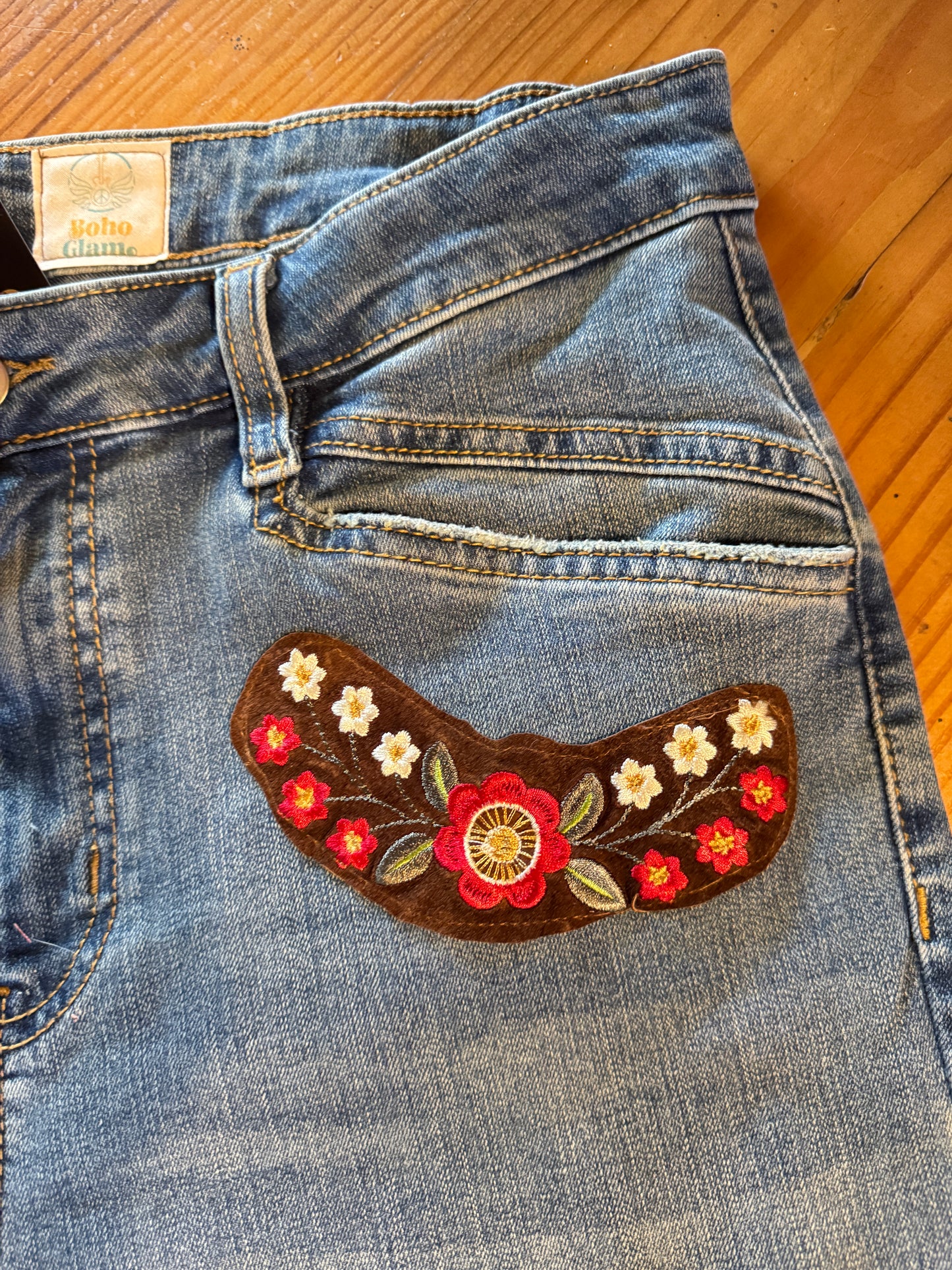 Wild West Bloom Flare Jeans