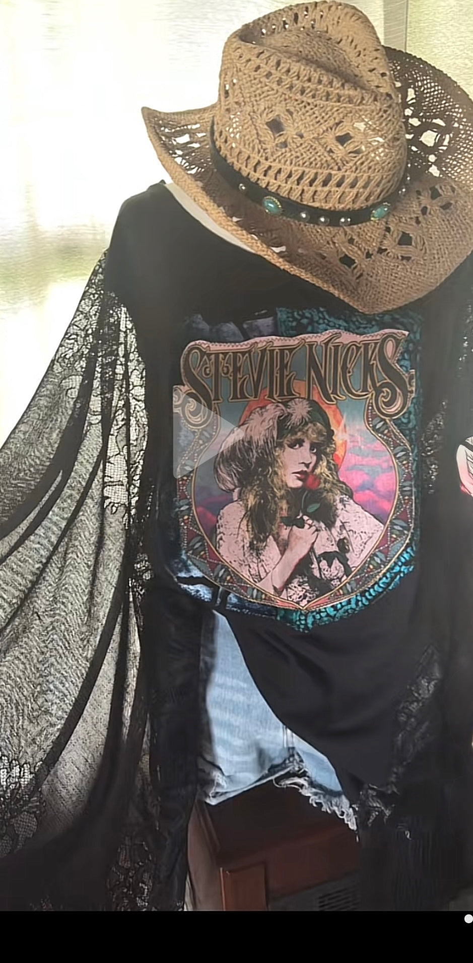 Stevie Nicks Black Lace