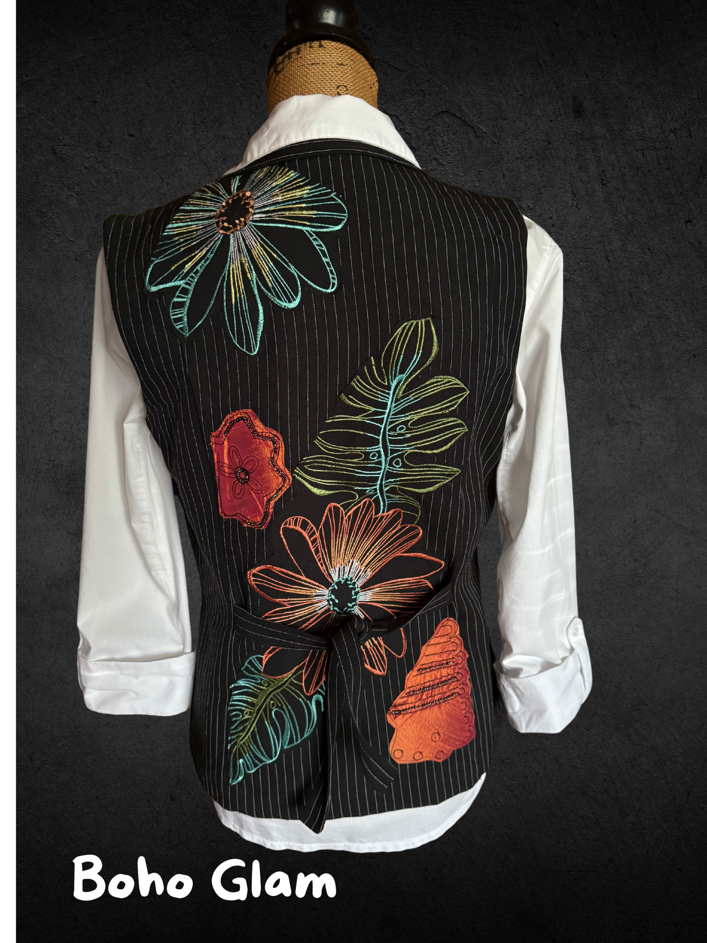 Artfully Upcycled Vest