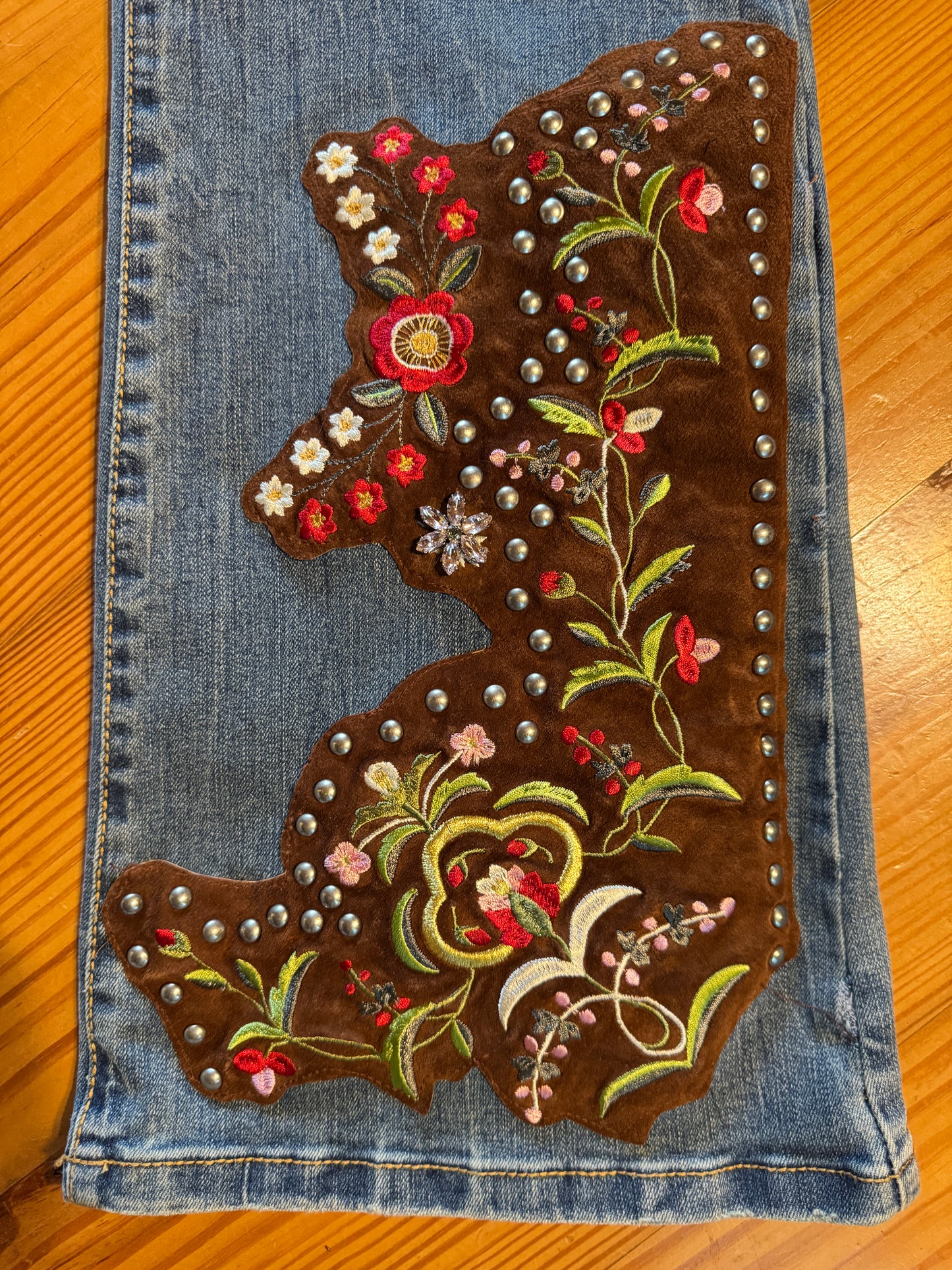 Wild West Bloom Flare Jeans