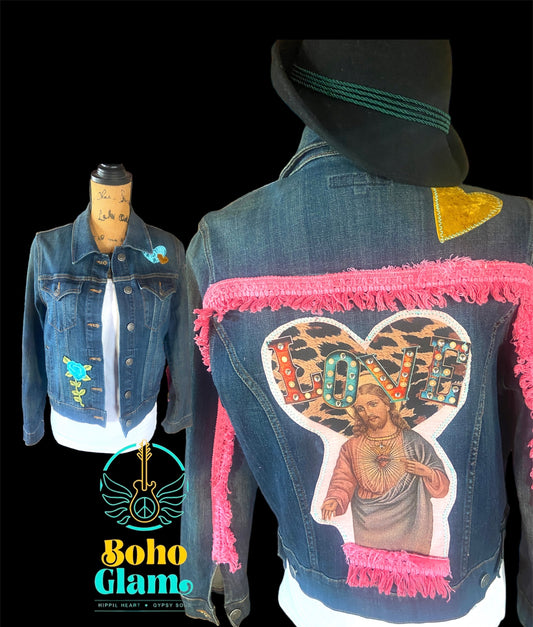 Love God Denim Jacket