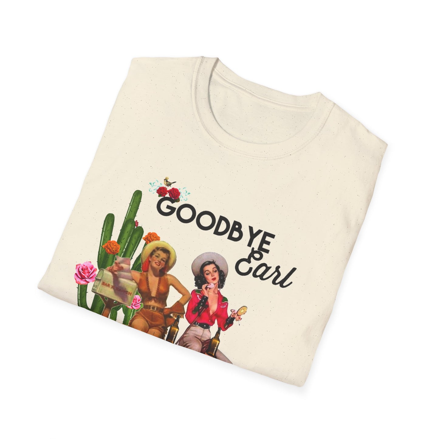 Goodbye Earl Unisex Softstyle T-Shirt - Fun Western Vibe Tee for Music Lovers