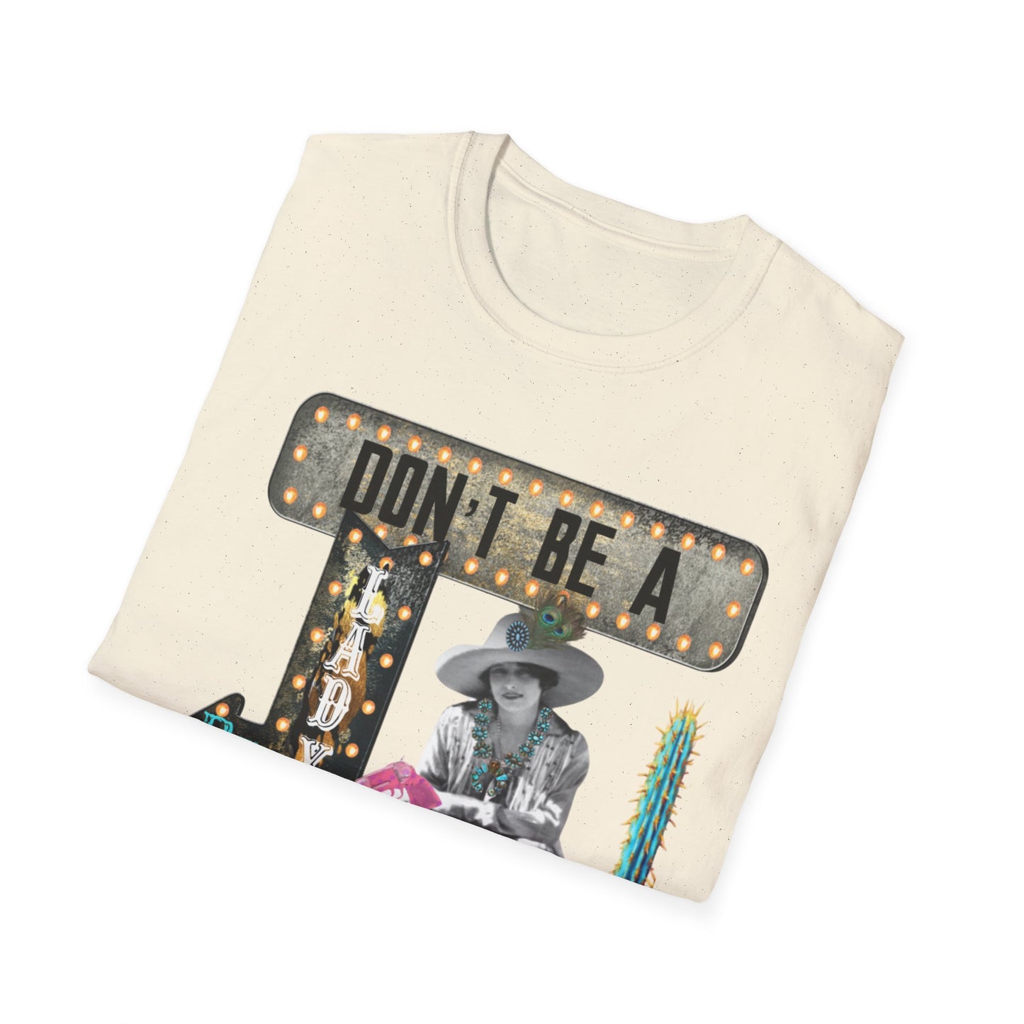 Don't Be a Legend Unisex Softstyle T-Shirt | Retro Western Graphic Tee
