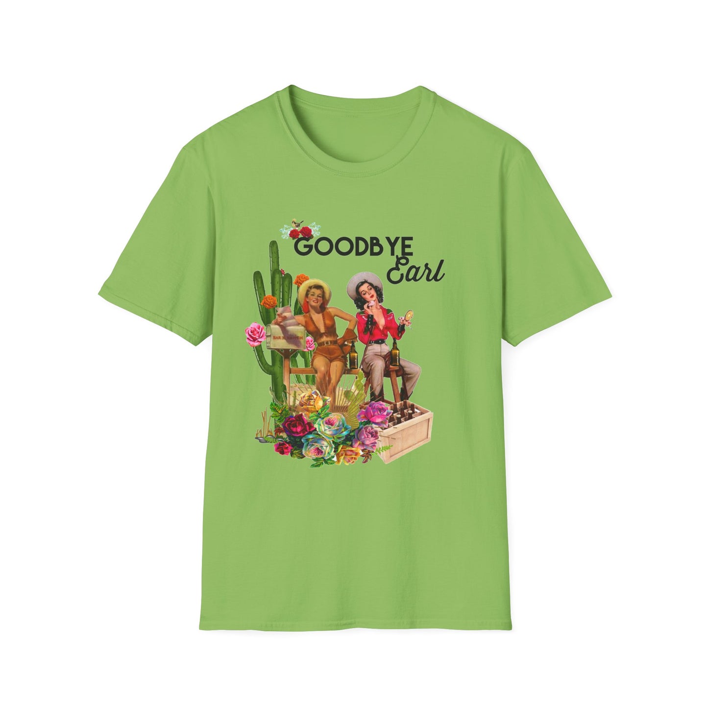 Goodbye Earl Unisex Softstyle T-Shirt - Fun Western Vibe Tee for Music Lovers