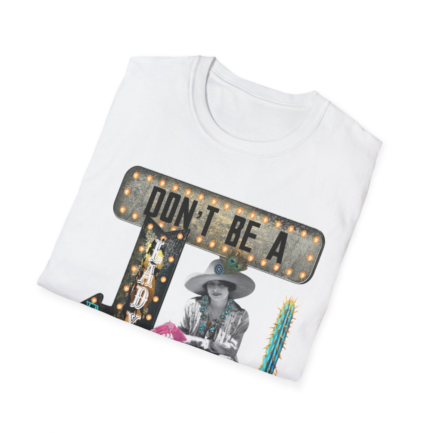 Don't Be a Legend Unisex Softstyle T-Shirt | Retro Western Graphic Tee