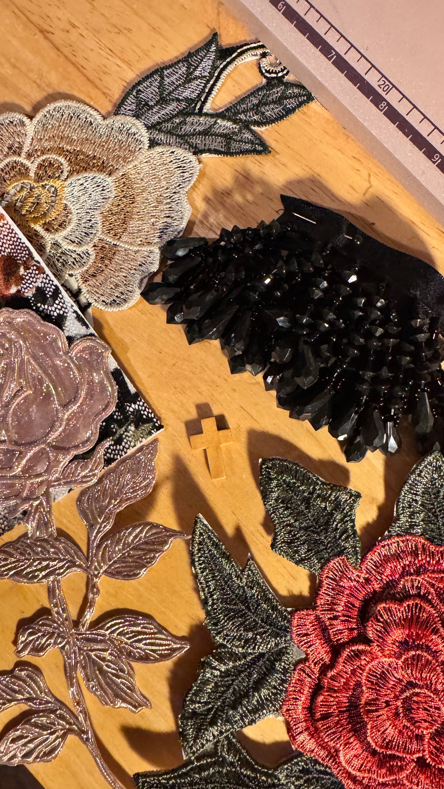 Sacred Rose #004-BB Premium DIY Western Patch & Upcycling Kit