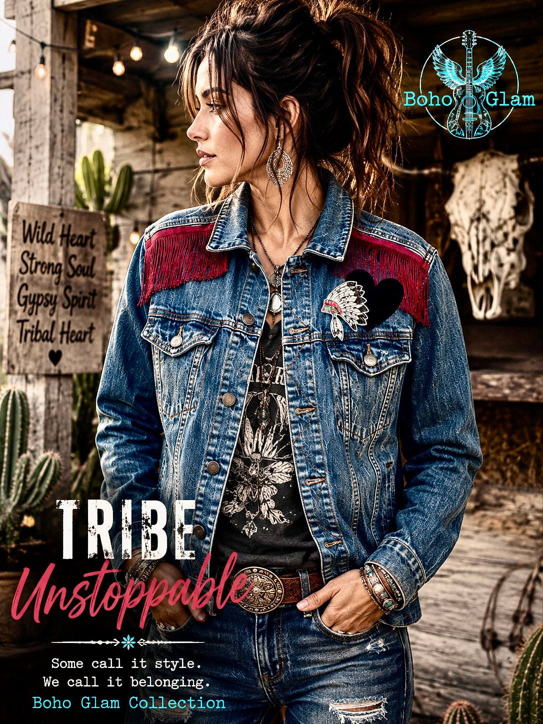 Wild Heart Tribe #005-W-Boho Glam Story Kit