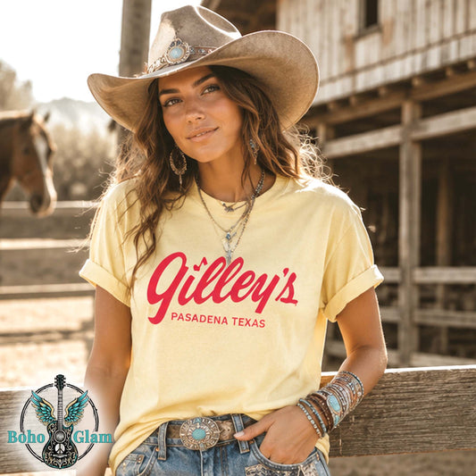 Gilley’s T-shirt Yellow