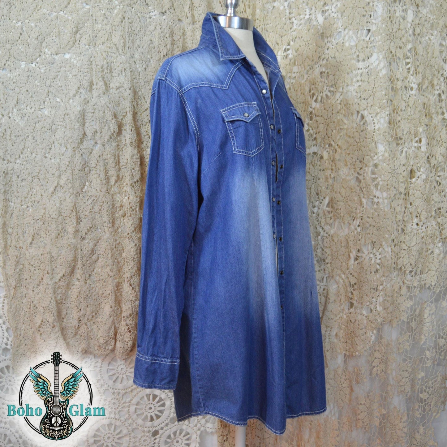 The Lone Star Pearl Snap Dress