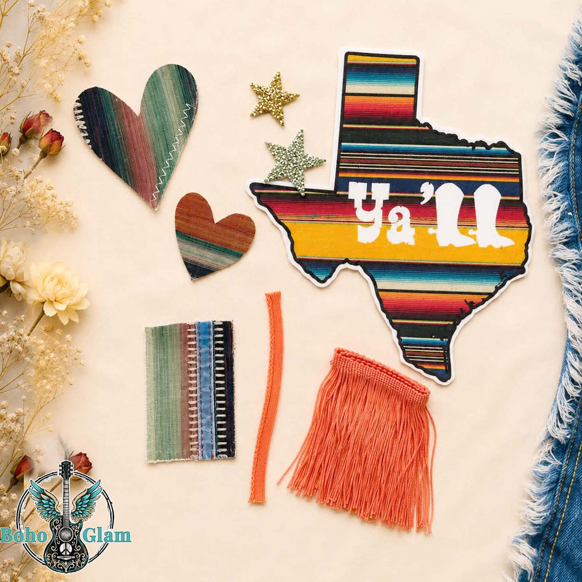 Texas Soul #001-O DIY Western Patch & Upcycling Kit