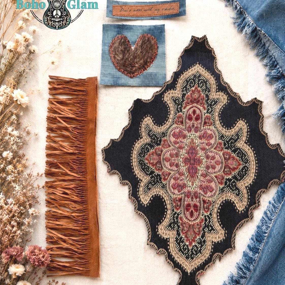 DIY Jacket Kit, Wild Heart Tribe, Boho Glam Story Kit, #005-SF