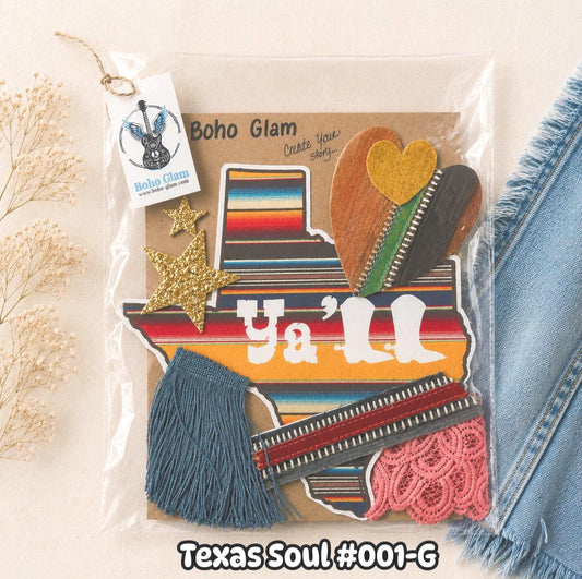 Texas Soul #001-G DIY Western Patch & Upcycling Kit