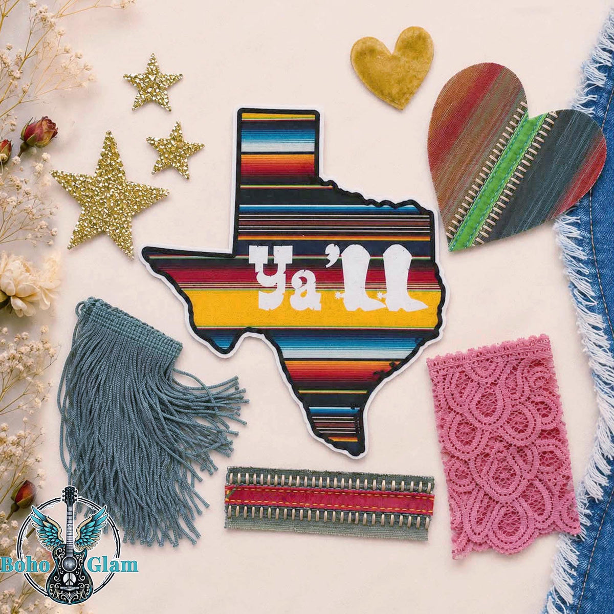Texas Soul #001-G DIY Western Patch & Upcycling Kit